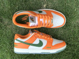 Authentic Nike Dunk Low Safety Orange/Green-White
