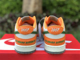 Authentic Nike Dunk Low Safety Orange/Green-White