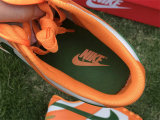 Authentic Nike Dunk Low Safety Orange/Green-White