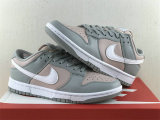 Authentic Nike Dunk Low Pink/White/Grey