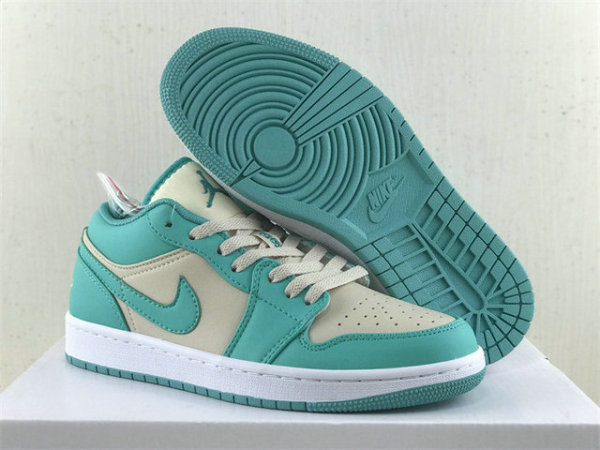 Authentic Nike Dunk Low White/Washed Teal