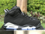 Authentic Air Jordan 6 Metallic Silver