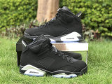 Authentic Air Jordan 6 Metallic Silver