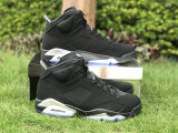 Authentic Air Jordan 6 Metallic Silver
