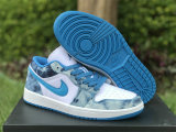 Authentic Air Jordan 1 Low “Washed Denim”