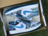 Authentic Air Jordan 1 Low “Washed Denim”