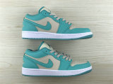 Authentic Air Jordan 1 Low Sanddrift/Sail-Washed Teal