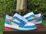 Authentic Travis Scott x Air Jordan 1 Low UNC