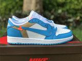 Authentic Travis Scott x Air Jordan 1 Low UNC