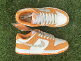 Authentic Nike Dunk Low Safari Swoosh “Kumquat”