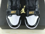 Authentic Air Jordan Legacy 312 Low White/Black/Gold