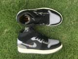 Authentic Air Jordan 1 Mid Craft “Inside Out” Black