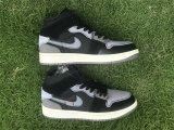Authentic Air Jordan 1 Mid Craft “Inside Out” Black
