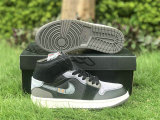 Authentic Air Jordan 1 Mid Craft “Inside Out” Black