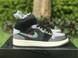 Authentic Air Jordan 1 Mid Craft “Inside Out” Black