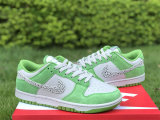 Authentic Nike Dunk Low Safari Swoosh “Chlorophyll”