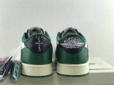 Authentic Travis Scott x Air Jordan 1 Low OG White/Black/Green