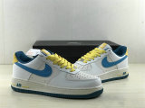 Authentic Nike Air Force 1'07 Blue/Yellow/White