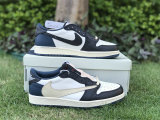Authentic Travis Scott x Air Jordan 1 Low OG Blue/Black/White