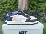 Authentic Travis Scott x Air Jordan 1 Low OG Blue/Black/White