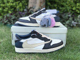 Authentic Travis Scott x Air Jordan 1 Low OG Blue/Black/White