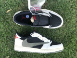 Authentic Travis Scott x Air Jordan 1 Low OG GS “Olive”