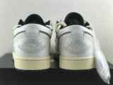 Authentic Travis Scott x Air Jordan 1 Low OG GS Black/Pink/Beige Brown