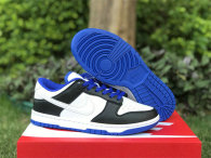 Authentic Nike Dunk Low White/Black/Game Royal