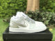 Authentic Air Jordan 1 Low OG GS White/Silver
