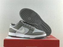 Authentic Nike Dunk Low White/Light Grey