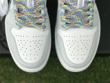 Authentic Air Jordan 1 Low OG White/Silver