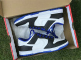 Authentic Nike Dunk Low White/Black/Game Royal