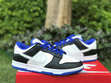 Authentic Nike Dunk Low White/Black/Game Royal