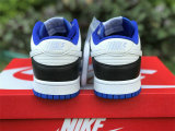 Authentic Nike Dunk Low White/Black/Game Royal
