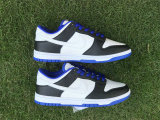 Authentic Nike Dunk Low White/Black/Game Royal