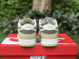 Authentic Nike Dunk Low White/Olive Green