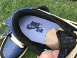 Authentic Travis Scott x Air Jordan 1 Low OG Black/White/Royal Blue