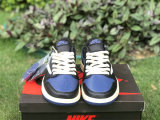 Authentic Travis Scott x Air Jordan 1 Low OG Black/White/Royal Blue