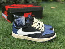 Authentic Travis Scott x Air Jordan 1 Low OG Black/White/Royal Blue Authentic Travis Scott x Air Jordan 1 Low OG Black/White/Royal Blue