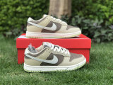 Authentic Nike Dunk Low White/Olive Green