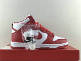 Authentic Nike SB Dunk High University Red/White