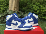Authentic Nike SB Dunk High Game Royal/White