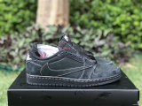 Authentic Travis Scott x Air Jordan 1 Low Black/Phantom