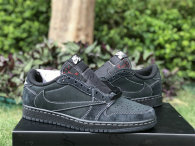 Authentic Travis Scott x Air Jordan 1 Low Black/White GS