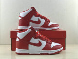 Authentic Nike SB Dunk High University Red/White