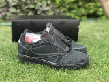 Authentic Travis Scott x Air Jordan 1 Low Black/White GS