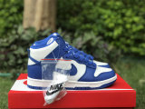 Authentic Nike SB Dunk High Game Royal/White