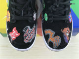 Authentic Neckface x Nike SB Dunk Low Black/Multi/Color