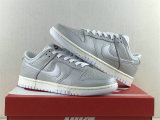 Authentic Nike SB Dunk Low Metallic Silver