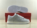 Authentic Nike SB Dunk Low Metallic Silver